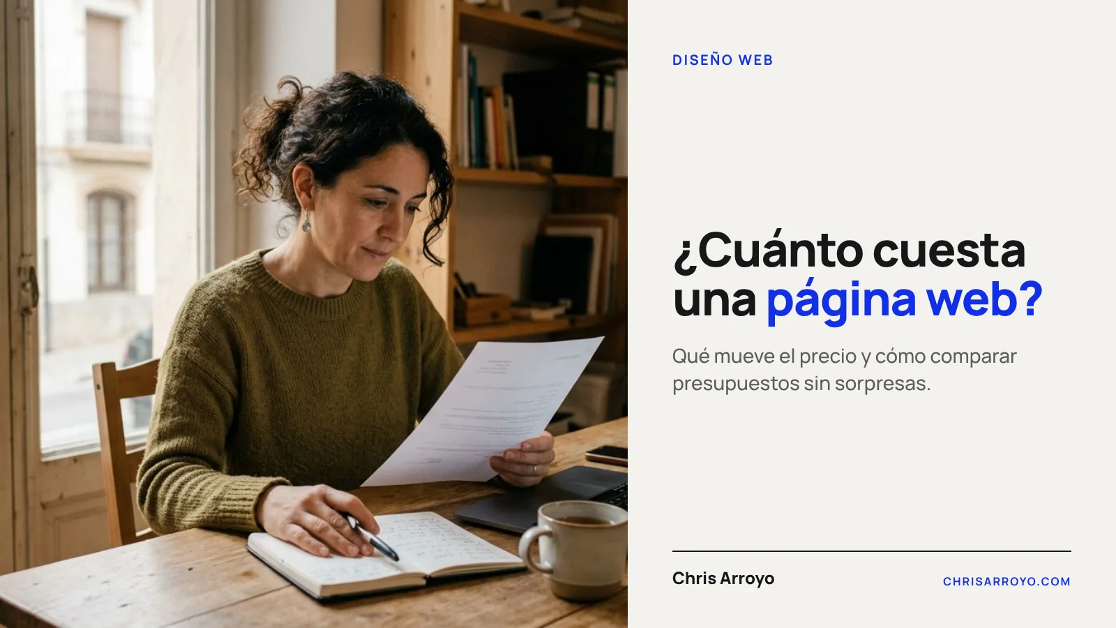 Portada: ¿Cuánto cuesta una página web?